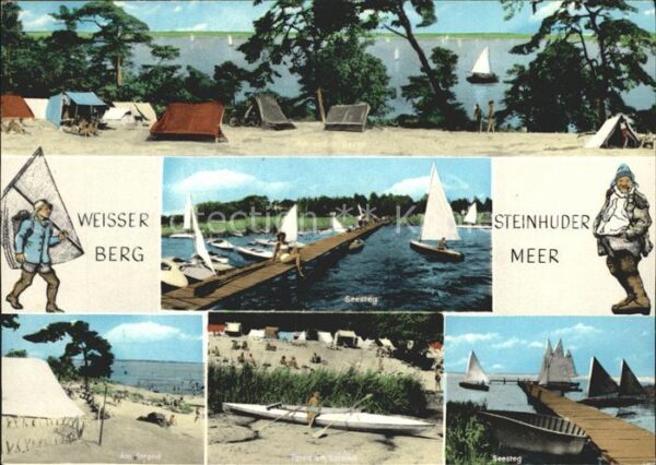 Steinhuder Meer Weisser Berg Strand Seesteg Camping