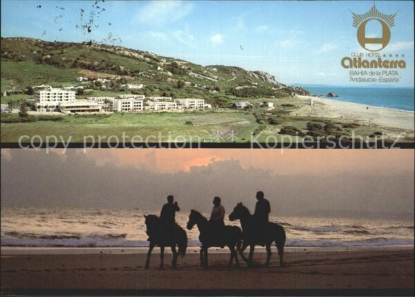 Andalucia Andalusien Club Hotel Atlanterra Strand Pferd