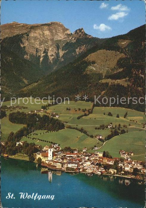 St Wolfgang Wolfgangsee Fliegeraufnahme