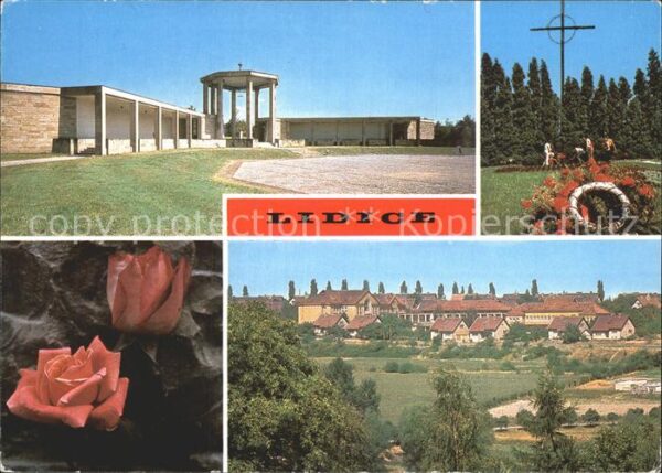 Lidice Mahnmal Massengrab