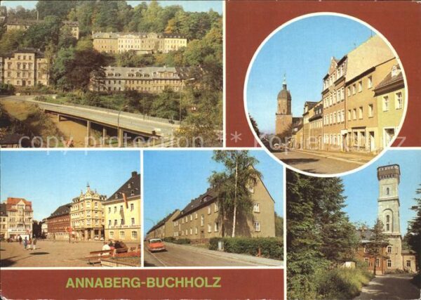 Annaberg-Buchholz Erzgebirge Markt Pöhlberg Friedrich- Engels- Stras