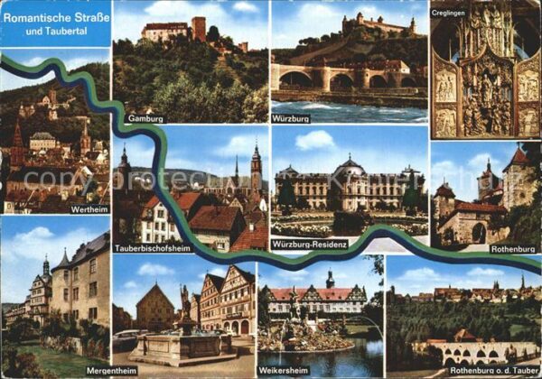 Wuerzburg Rothenburg Weikersheim Mergentheim