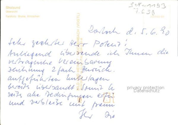Stralsund Mecklenburg Vorpommern Stadtansicht – Bild 2