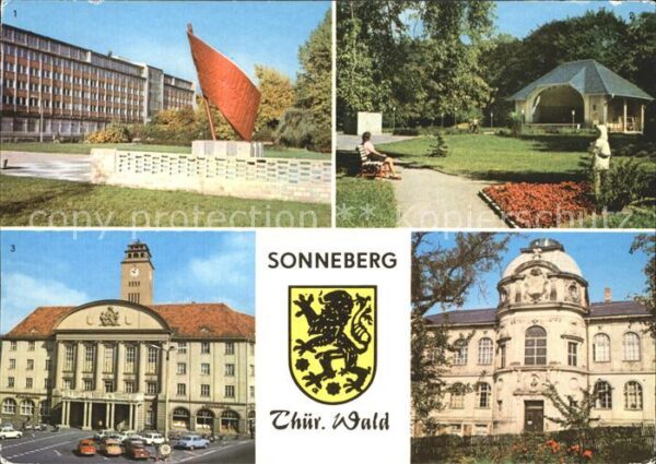 Sonneberg Thueringen Ehrenmal Karl- Marx- Strasse Stadtpark
