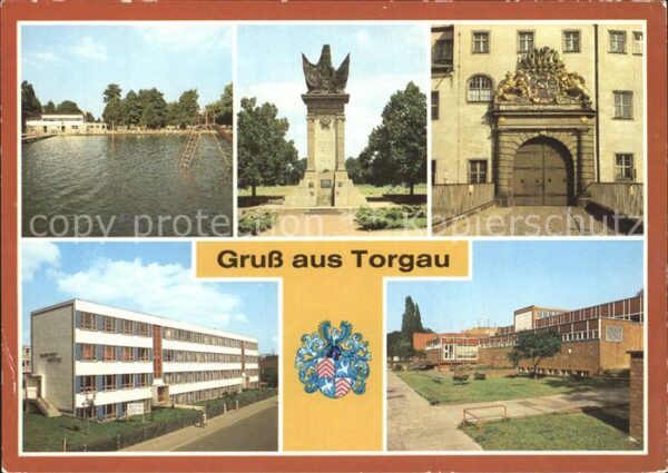 Torgau Strandbad Denkmal der Begegnung Volkssc