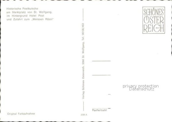 St Wolfgang Wolfgangsee Hotel Post Zufahrt zum Weissen Rössl Hi – Bild 2