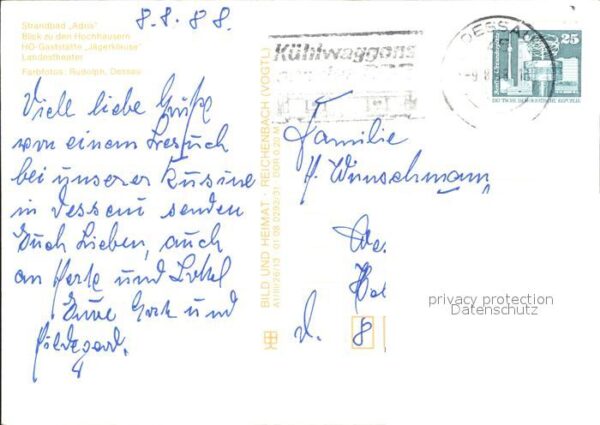Dessau-Rosslau Strandbad Adria HO-Gaststätte Jägerklau – Bild 2