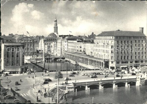 Hamburg Reesendammbrücke Alsterarkaden