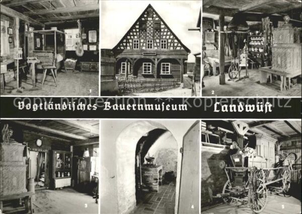 Landwuest Bauernmuseum Blockstube Russküche Kamme