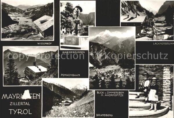 Mayrhofen Zillertal Lacknerbrunn Brandberg Penkenbahn