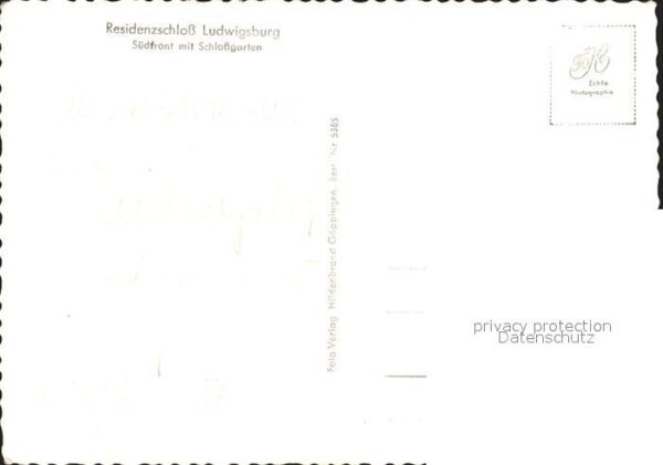 Ludwigsburg Residenzschloss Südfront Schlossgarten – Bild 2
