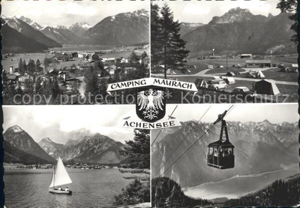 Maurach Tirol Camping Zothner Luftseilbahn
