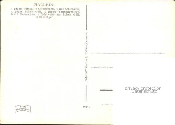 Hallein Wiestal Griesrechen Schlenken Salzträge – Bild 2