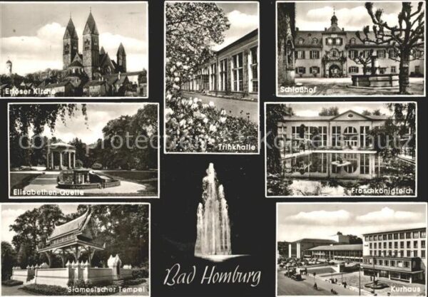 Bad Homburg Schlosshof Kurhaus Trinkhalle Elisabeth