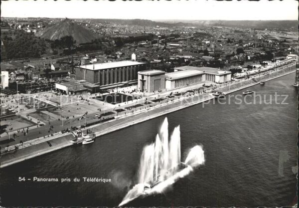 Liege Luettich Panorama pris du Teleferique