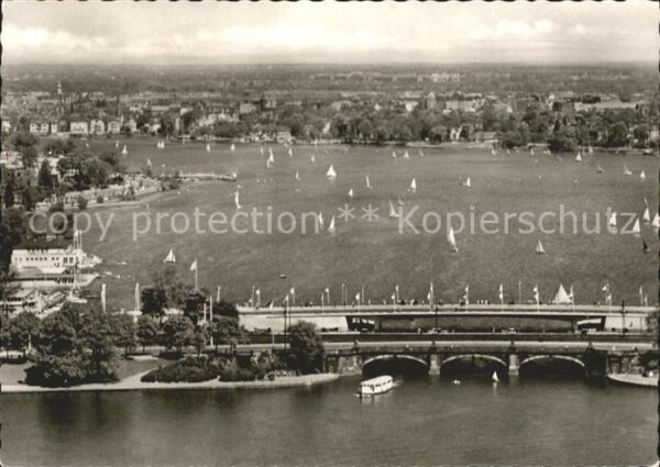 Hamburg Lombardsbrücken Aussenalster