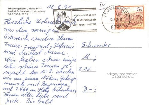St Gallenkirch Vorarlberg Erholungsheim Maria Hilf – Bild 2