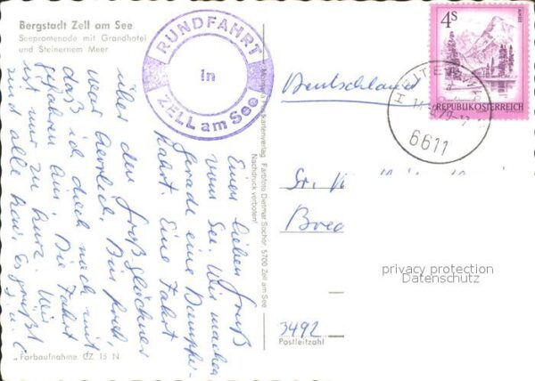 Zell See Seepromenade Grandhotel Steinerne Meer – Bild 2