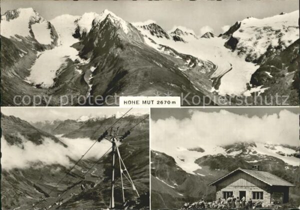 Gaisberg Hohe Mut Rotmoos Wasserfall