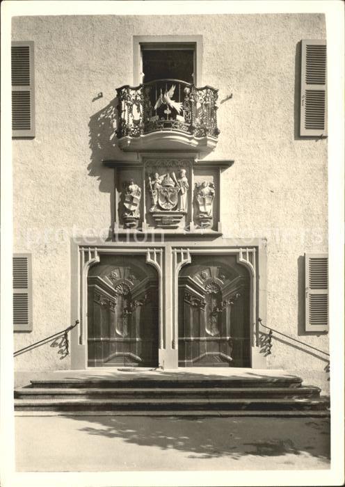 Konstanz Bodensee Altes Rathaus Portal Wappen