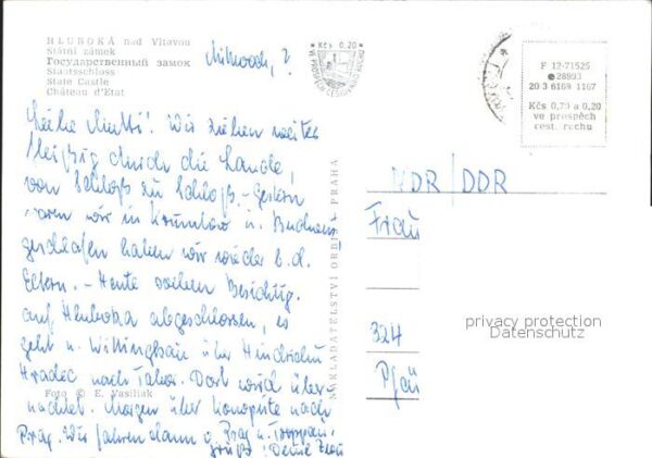 Hluboka Vltavou Schloss Fliegeraufnahme – Bild 2