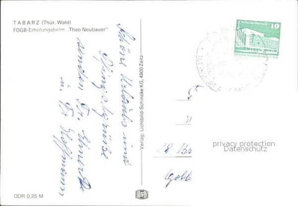 Tabarz FDGB-Erholungsheim Theo Neubauer – Bild 2