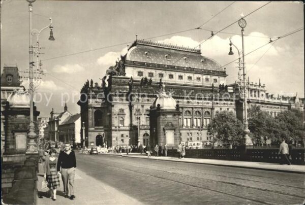 Praha Prahy Prague Nationaltheater