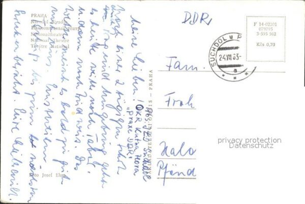 Praha Prahy Prague Nationaltheater – Bild 2