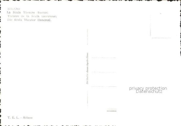 Milano Scala Theater Inneres – Bild 2