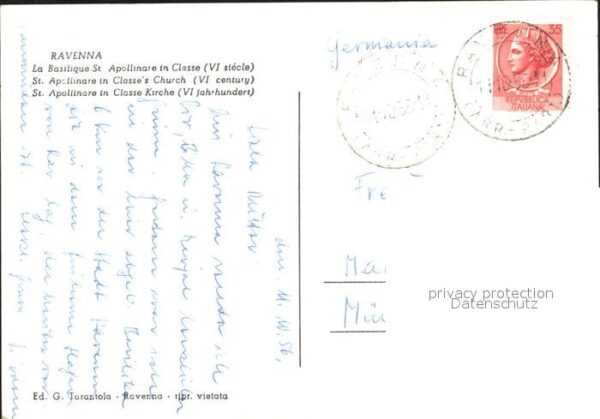 Ravenna Italia St. Apollinare Classe Kirche – Bild 2