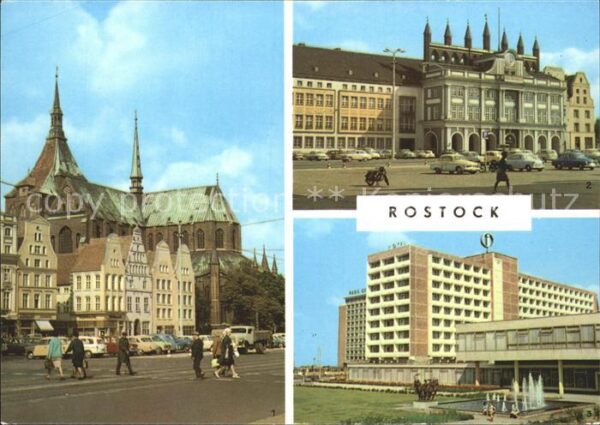 Rostock Ernst-Thälmann-Platz Rathaus Interhotel