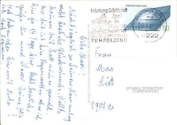Ruhpolding Panoramakarte Buchschauchen Obergschwen – Bild 2