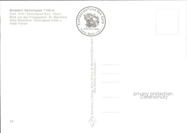 Spitzingsee Postgasthof St. Bernhard – Bild 2