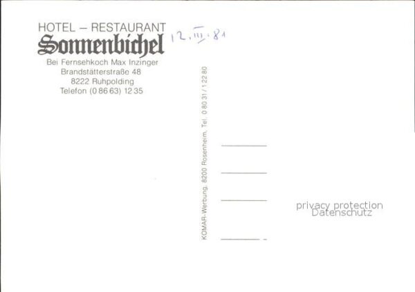 Ruhpolding Hotel Restaurant Sonnenbichel – Bild 2