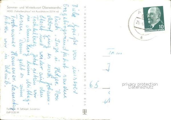Oberwiesenthal Erzgebirge HOG Fichtelberghaus Aussichtsturm – Bild 2