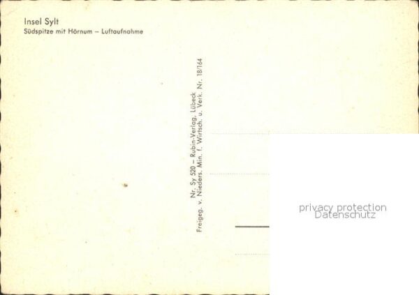 Sylt Südspitze Hörnum Fliegeraufnahme – Bild 2