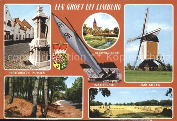 Limburg Valkenburg Historische Plekjes Limb. Molen Watersp