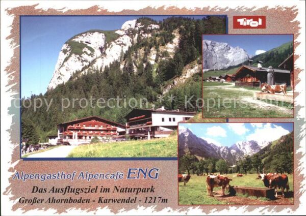 Hinterriss Tirol Wanderhotel Alpengasthof Alpencafe Eng