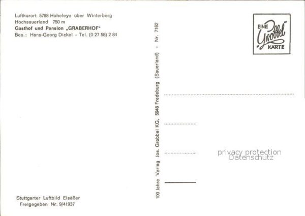 Hoheleye Gasthof Pension Graberhof Fliegeraufnah – Bild 2