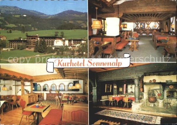 Sonthofen Oberallgaeu Kurhotel Sonnenalp