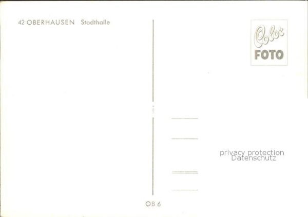 Oberhausen Stadthalle – Bild 2