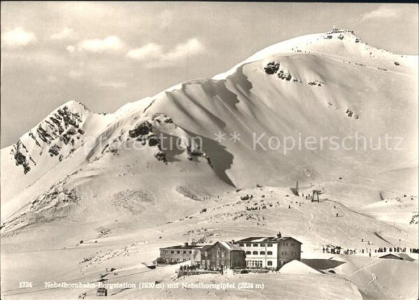Nebelhorn Nebelhornbahn-Bergstation Nebelhorngipf
