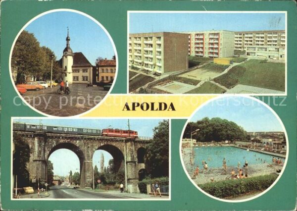 Apolda Markt Neubaugebiet Viadukt Freibad