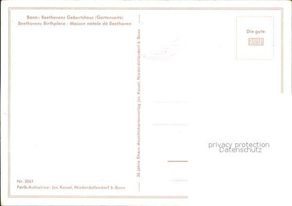 Bonn Rhein Beethovens Geburtshaus – Bild 2