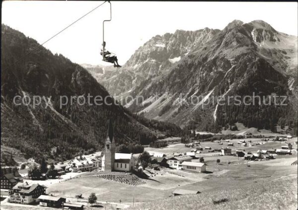 Mittelberg Kleinwalsertal Widderstein Sessellift Zaferna