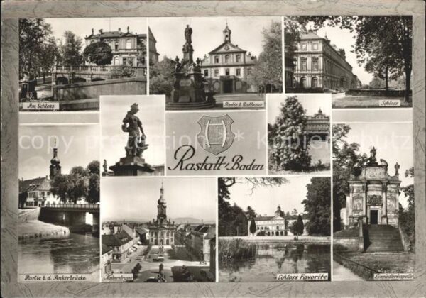 Rastatt Schloss Rathaus Ankerbrücke