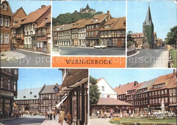 Wernigerode Harz Westerntorturm Nikolaiplatz Schloss