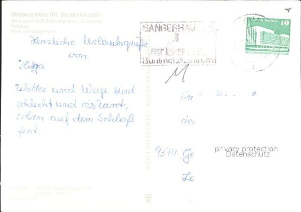 Stolberg Harz FDGB Erholungsheim Comenius Rathaus – Bild 2