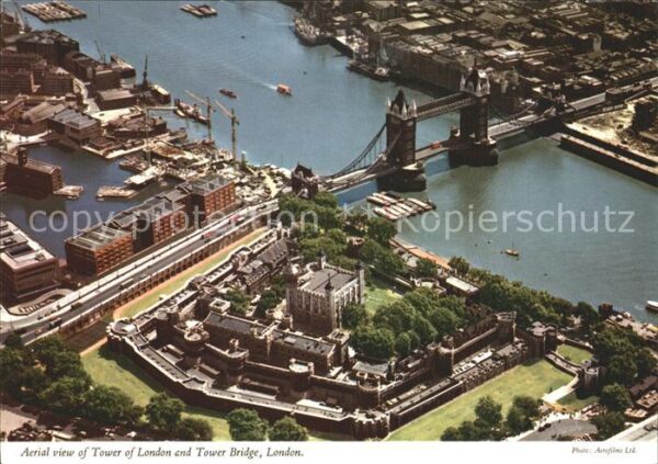 London Fliegeraufnahme Tower Bridge