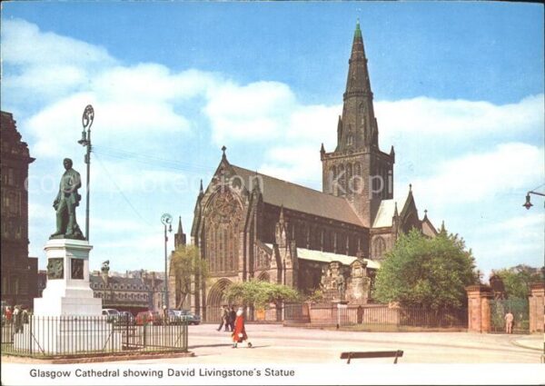 Glasgow Cathedral showing David Livingstone Sta